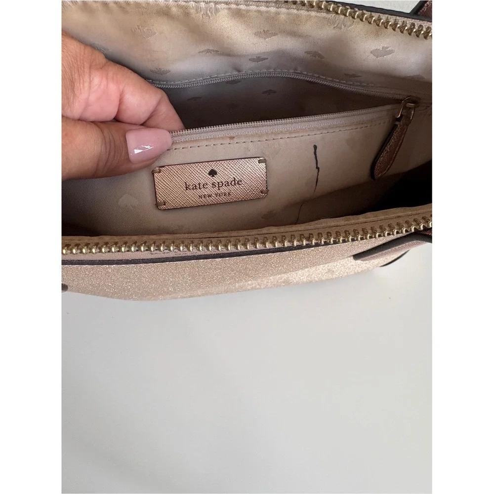 kate spade glitter tote bag‎